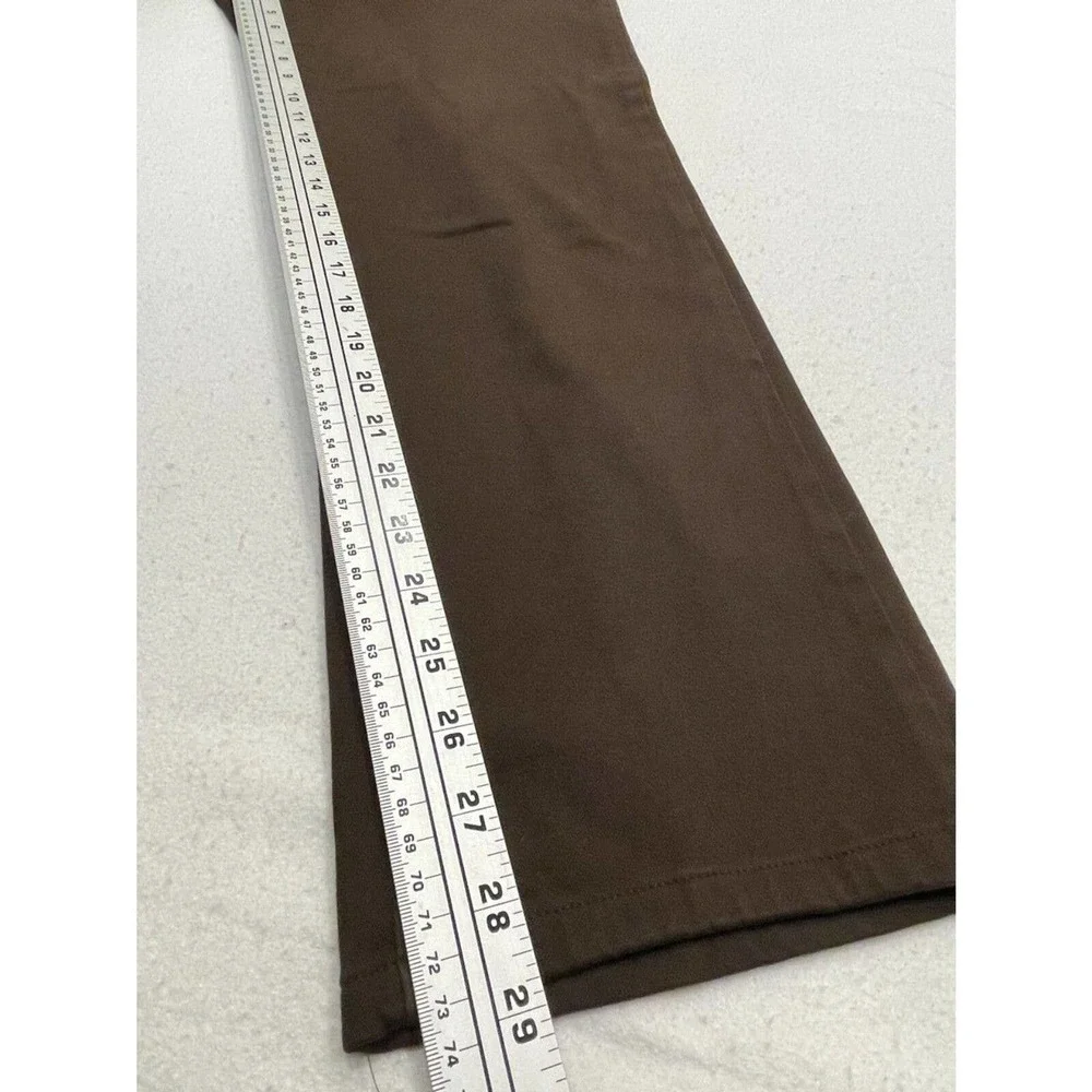 Banana Republic Mens Stretch Jeans 31R Brown Button Fly Straight 29